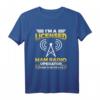 I'm A Licensed HapDuck Ham Radio T-Shirt - Lustiges Antennen-Design für lizenzierte Funker & Funkenthusiasten