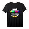 80er 90er Jahre Retro Testbild T-Shirt - Vintage PAL & NTSC Design für Technikfans, Nerds & Geeks, Perfekt als Geschenk