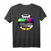 80er 90er Jahre Retro Testbild T-Shirt - Vintage PAL & NTSC Design für Technikfans, Nerds & Geeks, Perfekt als Geschenk