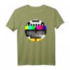 80er 90er Jahre Retro Testbild T-Shirt - Vintage PAL & NTSC Design für Technikfans, Nerds & Geeks, Perfekt als Geschenk