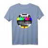 80er 90er Jahre Retro Testbild T-Shirt - Vintage PAL & NTSC Design für Technikfans, Nerds & Geeks, Perfekt als Geschenk