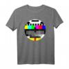80er 90er Jahre Retro Testbild T-Shirt - Vintage PAL & NTSC Design für Technikfans, Nerds & Geeks, Perfekt als Geschenk