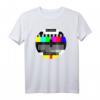 80er 90er Jahre Retro Testbild T-Shirt - Vintage PAL & NTSC Design für Technikfans, Nerds & Geeks, Perfekt als Geschenk
