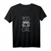 Retro 90er Girl Mädchen Oldschool Radio 90s Outfit Frauen - Cooles Vintage T-Shirt für 90er Partys & Nostalgie Fans