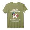 Kinder Bye bye Kindergarten ich rock jetzt die Schule - Mädchen T-Shirt für Schulanfang mit Einhorn Motiv, perfekt für die Einschulung 2022