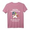 Kinder Bye bye Kindergarten ich rock jetzt die Schule - Mädchen T-Shirt für Schulanfang mit Einhorn Motiv, perfekt für die Einschulung 2022