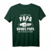 Papa & Bonus Papa Fäuste T-Shirt – Lustiges Vatertagsgeschenk für Stiefväter und Bonusväter