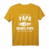 Papa & Bonus Papa Fäuste T-Shirt – Lustiges Vatertagsgeschenk für Stiefväter und Bonusväter