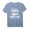 Papa & Bonus Papa Fäuste T-Shirt – Lustiges Vatertagsgeschenk für Stiefväter und Bonusväter