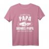 Papa & Bonus Papa Fäuste T-Shirt – Lustiges Vatertagsgeschenk für Stiefväter und Bonusväter
