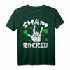 Kleeblatt-Liebhaber T-Shirt für St. Patrick's Day – Irisches Shamrock Motiv als Geschenk für Rockfans, Musiker & irischen Stolz