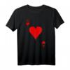 Herz Ass T-Shirt - Lustiges Kartenmotiv für Poker, Casino, Junggesellenabschied & Karneval Gruppenlook