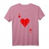 Herz Ass T-Shirt - Lustiges Kartenmotiv für Poker, Casino, Junggesellenabschied & Karneval Gruppenlook