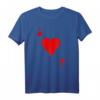 Herz Ass T-Shirt - Lustiges Kartenmotiv für Poker, Casino, Junggesellenabschied & Karneval Gruppenlook