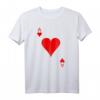 Herz Ass T-Shirt - Lustiges Kartenmotiv für Poker, Casino, Junggesellenabschied & Karneval Gruppenlook