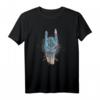 Halloween Rocker Zombie Hand T-Shirt – Gruseliges, stylisches Halloween-Shirt für Damen und Herren