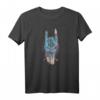 Halloween Rocker Zombie Hand T-Shirt – Gruseliges, stylisches Halloween-Shirt für Damen und Herren