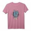 Halloween Rocker Zombie Hand T-Shirt – Gruseliges, stylisches Halloween-Shirt für Damen und Herren
