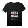 Lustiges Mama & Oma T-Shirt mit V-Ausschnitt – Perfektes Muttertags- & Geburtstagsgeschenk für Mama und Oma