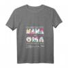 Lustiges Mama & Oma T-Shirt mit V-Ausschnitt – Perfektes Muttertags- & Geburtstagsgeschenk für Mama und Oma