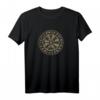 Vegvisir Wikinger Kompass T-Shirt mit Runen Kreis – Geschenkidee für Nordmänner, Wikinger Fans & Freunde nordischer Mythologie für Festivals, Geburtstag & Weihnachten