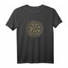 Vegvisir Wikinger Kompass T-Shirt mit Runen Kreis – Geschenkidee für Nordmänner, Wikinger Fans & Freunde nordischer Mythologie für Festivals, Geburtstag & Weihnachten