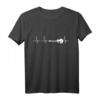 Gitarre Herzschlag Gitarrenspieler Bassgitarre Fun Geschenk T-Shirt – Lustiges Geburtstagsgeschenk für Gitarristen & Bassgitarre-Liebhaber