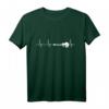 Gitarre Herzschlag Gitarrenspieler Bassgitarre Fun Geschenk T-Shirt – Lustiges Geburtstagsgeschenk für Gitarristen & Bassgitarre-Liebhaber