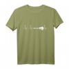 Gitarre Herzschlag Gitarrenspieler Bassgitarre Fun Geschenk T-Shirt – Lustiges Geburtstagsgeschenk für Gitarristen & Bassgitarre-Liebhaber