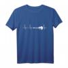 Gitarre Herzschlag Gitarrenspieler Bassgitarre Fun Geschenk T-Shirt – Lustiges Geburtstagsgeschenk für Gitarristen & Bassgitarre-Liebhaber