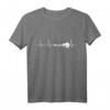Gitarre Herzschlag Gitarrenspieler Bassgitarre Fun Geschenk T-Shirt – Lustiges Geburtstagsgeschenk für Gitarristen & Bassgitarre-Liebhaber