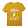 Kinder Bye Bye Tschüss Kindergarten Ich Rocke Jetzt Die Schule Rock T-Shirt – Lustiges Einschulungsgeschenk für Erstklässler zum Schulbeginn 2021