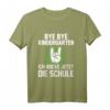 Kinder Bye Bye Tschüss Kindergarten Ich Rocke Jetzt Die Schule Rock T-Shirt – Lustiges Einschulungsgeschenk für Erstklässler zum Schulbeginn 2021