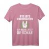 Kinder Bye Bye Tschüss Kindergarten Ich Rocke Jetzt Die Schule Rock T-Shirt – Lustiges Einschulungsgeschenk für Erstklässler zum Schulbeginn 2021