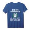 Kinder Bye Bye Tschüss Kindergarten Ich Rocke Jetzt Die Schule Rock T-Shirt – Lustiges Einschulungsgeschenk für Erstklässler zum Schulbeginn 2021