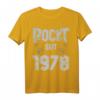 45. Geburtstag Rockt Seit 1978 T-Shirt – Coole Geburtstagsgeschenk für Metal, Gitarren Fans & Rockmusikliebhaber