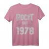 45. Geburtstag Rockt Seit 1978 T-Shirt – Coole Geburtstagsgeschenk für Metal, Gitarren Fans & Rockmusikliebhaber