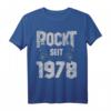 45. Geburtstag Rockt Seit 1978 T-Shirt – Coole Geburtstagsgeschenk für Metal, Gitarren Fans & Rockmusikliebhaber