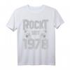 45. Geburtstag Rockt Seit 1978 T-Shirt – Coole Geburtstagsgeschenk für Metal, Gitarren Fans & Rockmusikliebhaber
