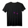 Damen Rock Paper Schere Katzenpfoten T-Shirt mit V-Ausschnitt – Lustiges und niedliches Katzen-Design, perfektes Geschenk für Katzenliebhaber und Familien