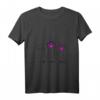 Damen Rock Paper Schere Katzenpfoten T-Shirt mit V-Ausschnitt – Lustiges und niedliches Katzen-Design, perfektes Geschenk für Katzenliebhaber und Familien