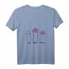 Damen Rock Paper Schere Katzenpfoten T-Shirt mit V-Ausschnitt – Lustiges und niedliches Katzen-Design, perfektes Geschenk für Katzenliebhaber und Familien