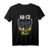 Kinder Einschulung ABCD Rocker Musik Gitarre T-Shirt 2023 – Perfekt für Schulanfang, Schulband & kleine Rocker