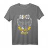 Kinder Einschulung ABCD Rocker Musik Gitarre T-Shirt 2023 – Perfekt für Schulanfang, Schulband & kleine Rocker