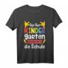 Kinder Bye Bye Kindergarten Ich Rock Jetzt Die Schule Einschulung T-Shirt – Lustiges Schulstart Outfit für Jungen und Mädchen, Perfekt als Geschenk zum Schulanfang