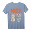 Hiss Funny Cats Kittens Rock Rockin T-Shirt – Lustiges Katzenliebhaber Design für Tierfreunde & Rockfans