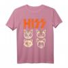 Hiss Funny Cats Kittens Rock Rockin T-Shirt – Lustiges Katzenliebhaber Design für Tierfreunde & Rockfans
