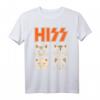 Hiss Funny Cats Kittens Rock Rockin T-Shirt – Lustiges Katzenliebhaber Design für Tierfreunde & Rockfans