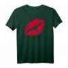 Kuss Lippen T-Shirt für Singles & Verliebte - Romantisches, Trendiges Shirt für Dates und besondere Anlässe