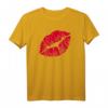 Kuss Lippen T-Shirt für Singles & Verliebte - Romantisches, Trendiges Shirt für Dates und besondere Anlässe